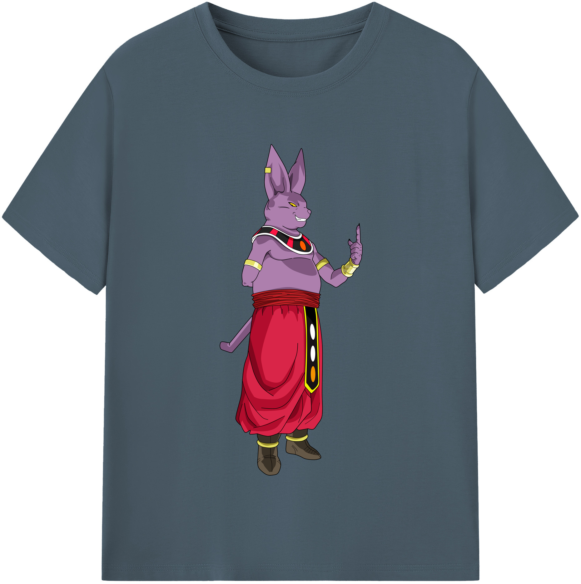 （画像用） ドラゴンボール シャンパ DRAGON BALL Champa 綿100％半袖Tシャツ（フロントプリント）